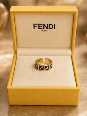 Fendi Modern Designer Ring Style 2 | New with Box